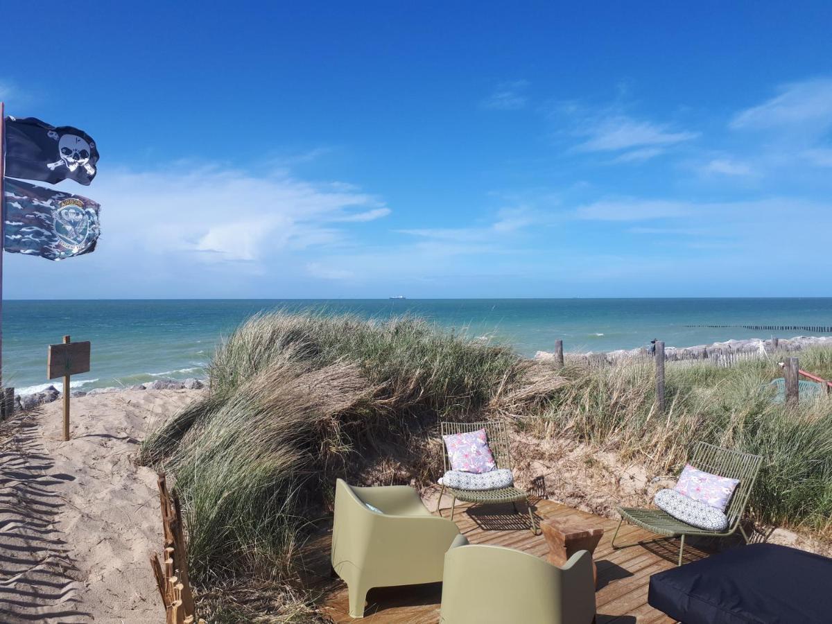 Sangatte " Les Terrasses" Maison Front De Mer Les Pieds Dans L'Eau Pleine De Charme Cap Blanc Nez Cote D'Opale Exterior foto